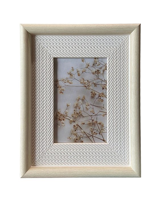 Porta-Retrato 10x15 cm com Detalhe Texturizado