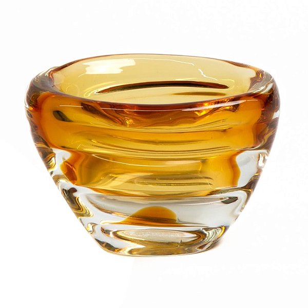Cachepot Cristal Âmbar P