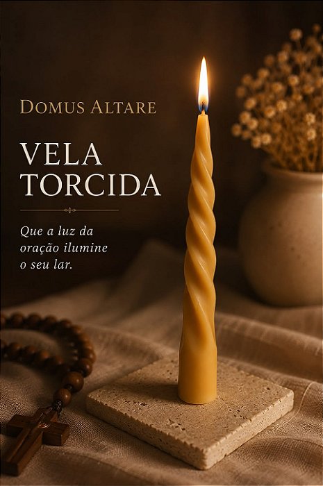Vela torcida 13cm