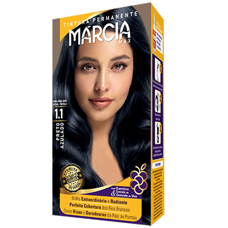 Tintura Líquida Márcia Preto Azulado 1.1