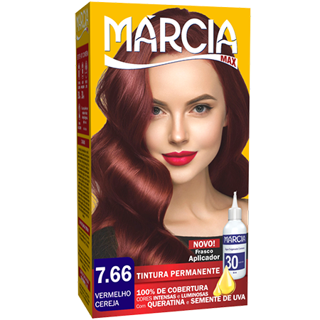 Tintura Líquida Márcia Vermelho Cereja 7.66