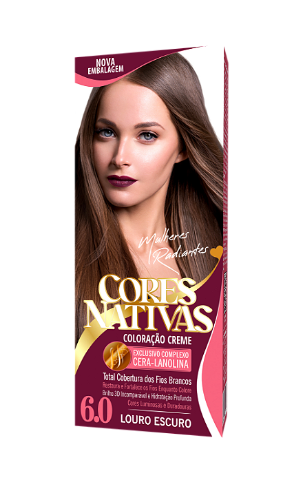 Coloração Creme Cores Nativas Márcia Louro Escuro 6.0