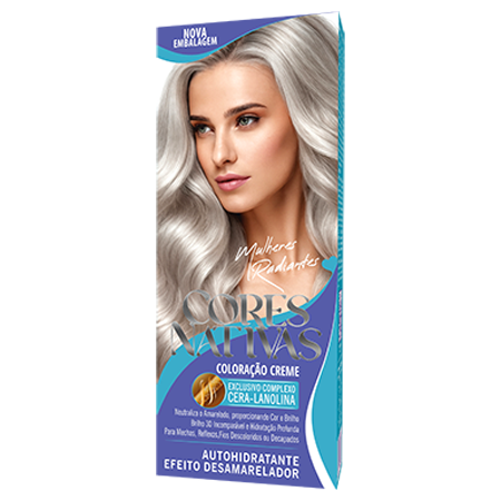 Cores Nativas Desamarelador Coloração Creme