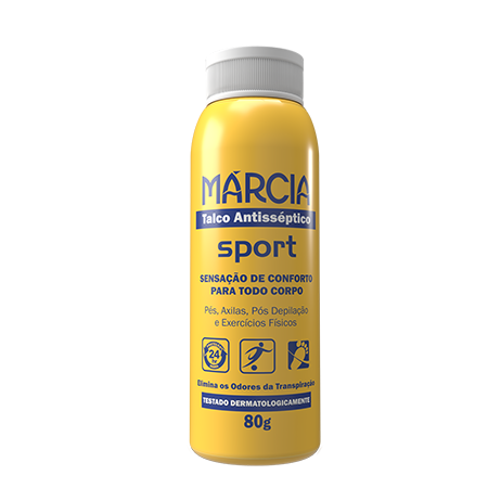 Talco Antisséptico Márcia Sport 80g