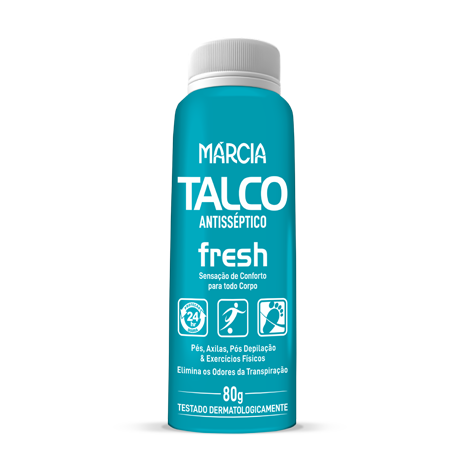 Talco Antisséptico Márcia Fresh 80g