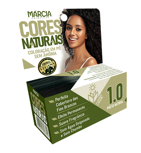 Tintura em Pó Márcia 1.0 - Preto Natural
