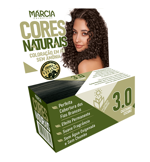 Tintura em Pó Márcia 3.0 - Castanho Escuro