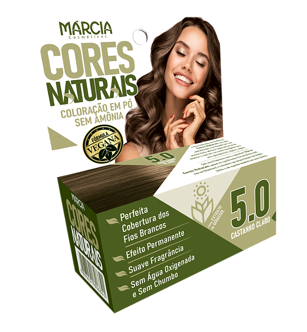 Tintura em Pó Márcia 5.0 - Castanho Claro
