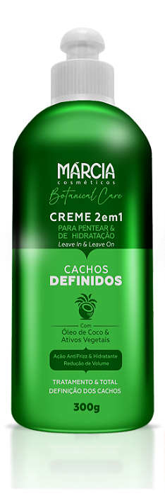 Creme de Pentear 2 em 1 - Botanical Care - Cachos Definidos - Márcia
