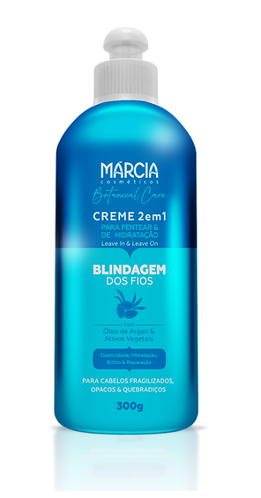 Creme de Pentear 2 em 1 Botanical Care Blindagem dos Fios Márcia