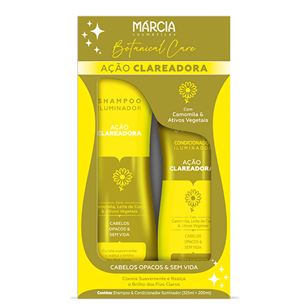 PACK Sh+Cond Ação Clareadora Botanical Care - Camomila - 525ml
