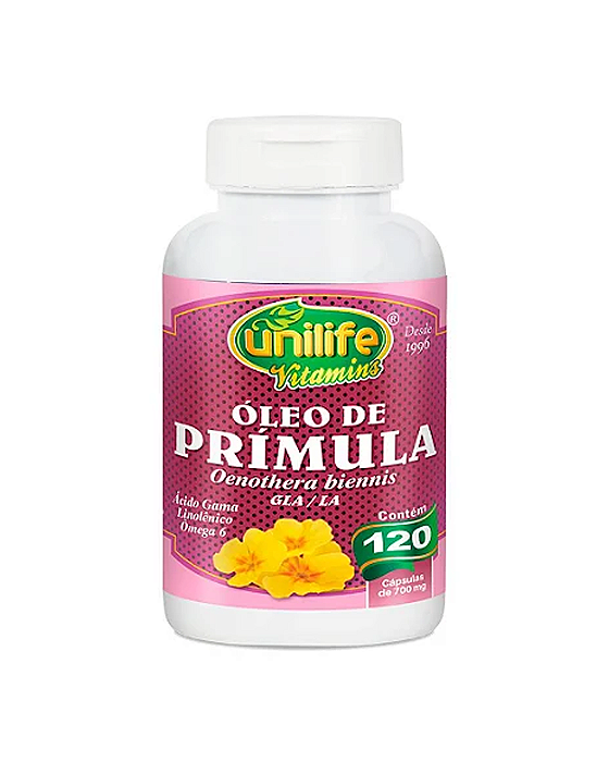 Óleo de Prímula em cápsulas 700 mg