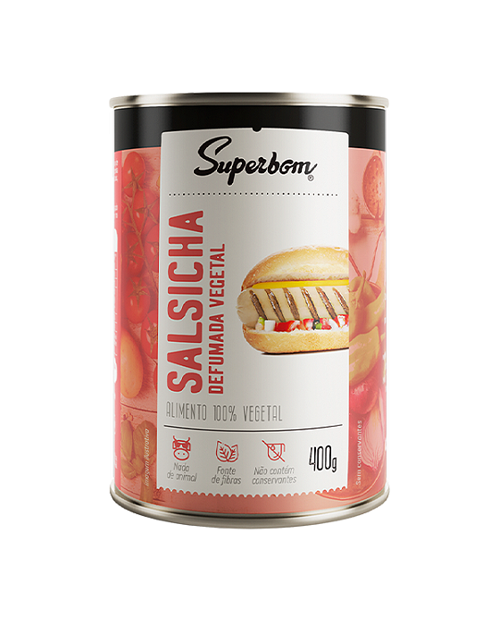 Salsicha Vegetal Defumada 400g