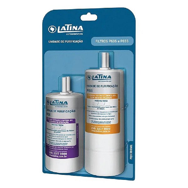 REFIL LATINA 9 ESTÁGIOS KIT P655+P635 ORIGINAL