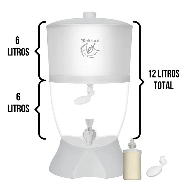 Filtro Stéfani Flex Branco Plástico 6l