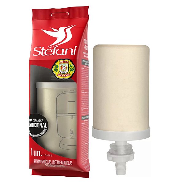 VELA STÉFANI TRADICIONAL DE CERÂMICA - GRAVIDADE ( EMBALAGEM VERMELHA )