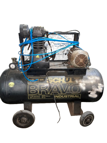 Compressor Schülz 20 Pés 5 HP 200 Litros Industrial | FIRE-MAQ