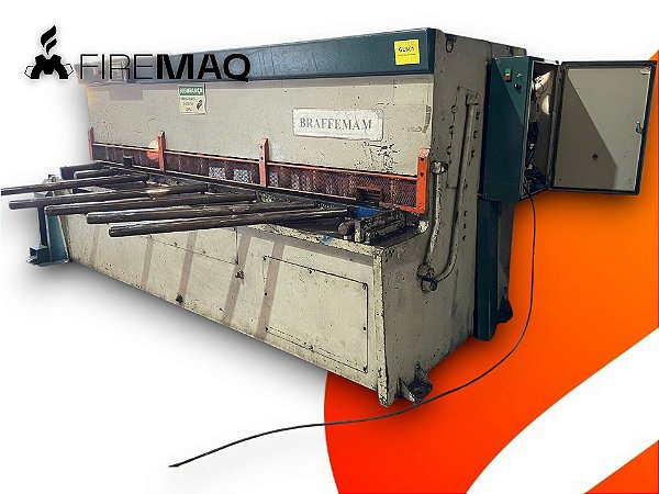 Guilhotina Hidráulica Braffemam GH 30100R 3000mm x 10mm