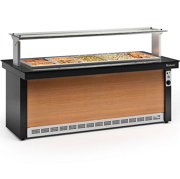 BUFFET TERMICO 10GN GELOPAR GBTA200 PR
