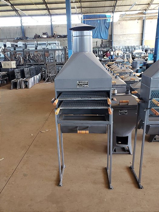 CHURRASQUEIRA ESPETINHOS 060M GAUCHA G01 PINTADA