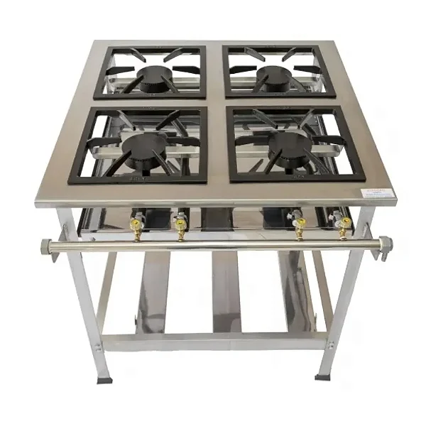 FOGAO 04 BOCAS INNAL FLC4BS 40X40 INOX