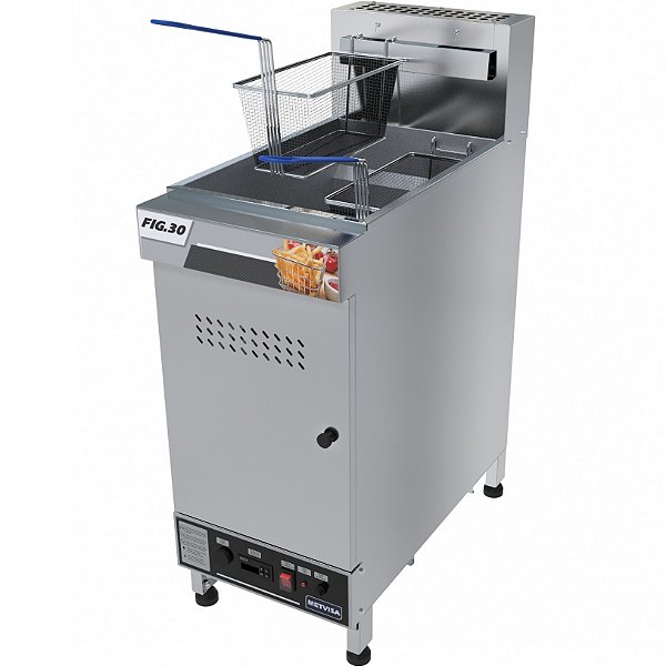FRITADEIRA GAS METVISA FIG30 DIGITAL 30L