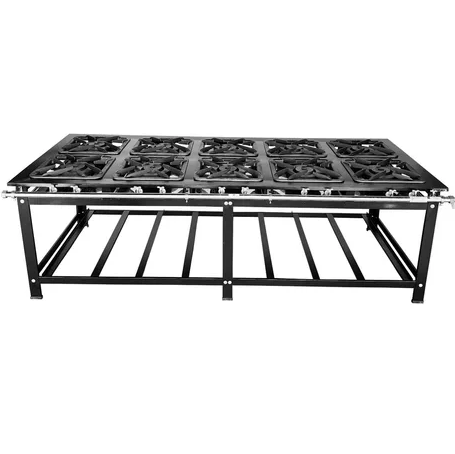 FOGAO 10 BOCAS CEFAZ CFZG160 40X40 CENTR