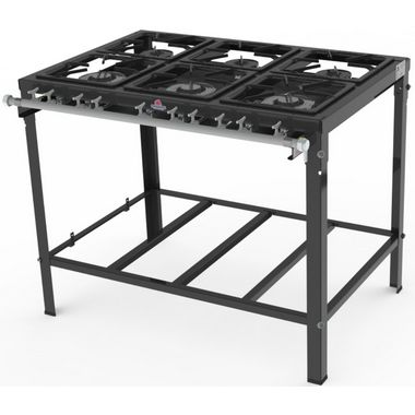 FOGAO 06 BOCAS PROGAS PMS600 30X30 DUPLA