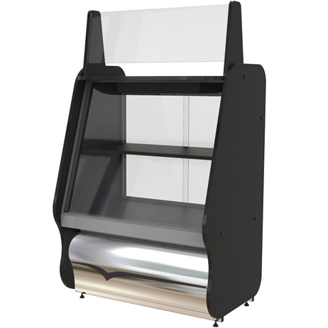 VITRINE CAIXA 075M ORMIFRIO TOP75 BLACK