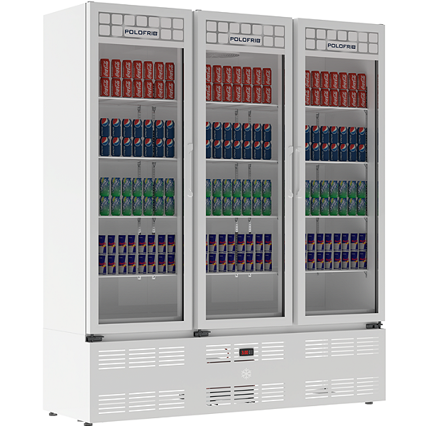 EXPOSITOR 03 PORTAS POLOFRIO 2425 BEBIDA