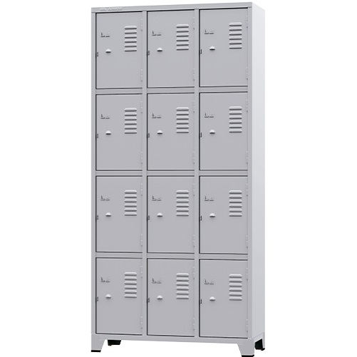 ROUPEIRO ACO 12 PORTAS AMAPA 1/12 CINZA