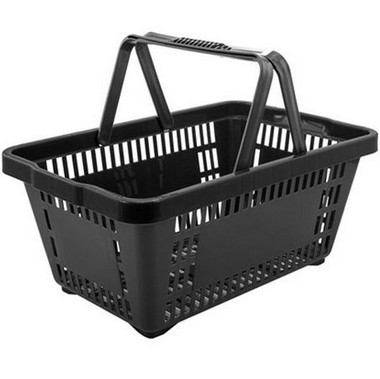 CESTINHA DE SUPERMERCADO AMAPA 16L PRETA