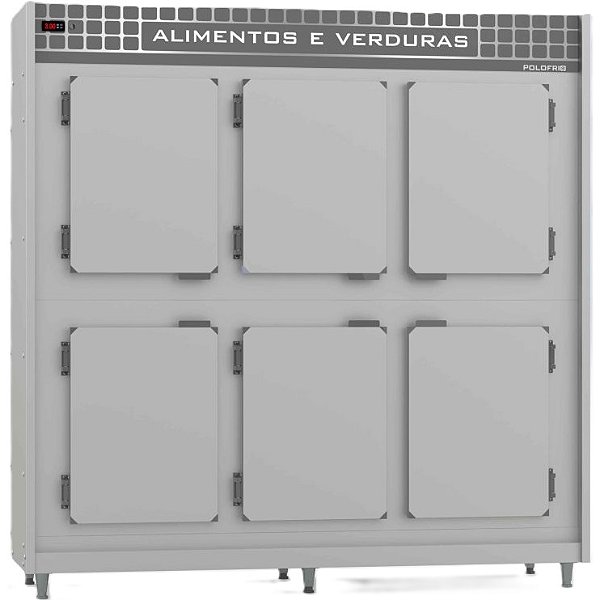 GELADEIRA 06 PORTAS POLOFRIO 4006 INOX