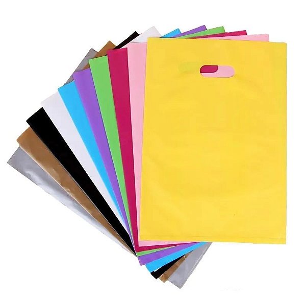Sacola PEBD - 30 x 40 cm - Boca de Palhaço - Kg