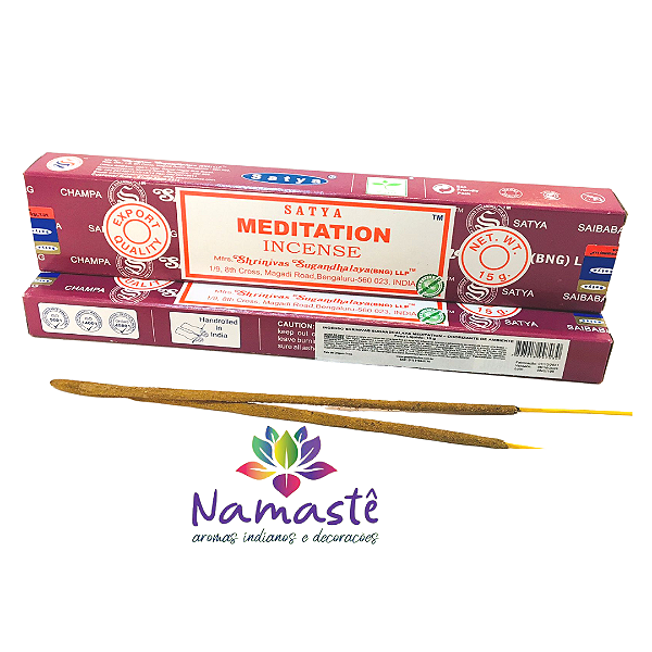 Incenso Massala Satya 15g - Meditation