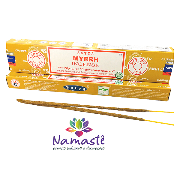 Incenso Massala Satya 15g - Myrrh