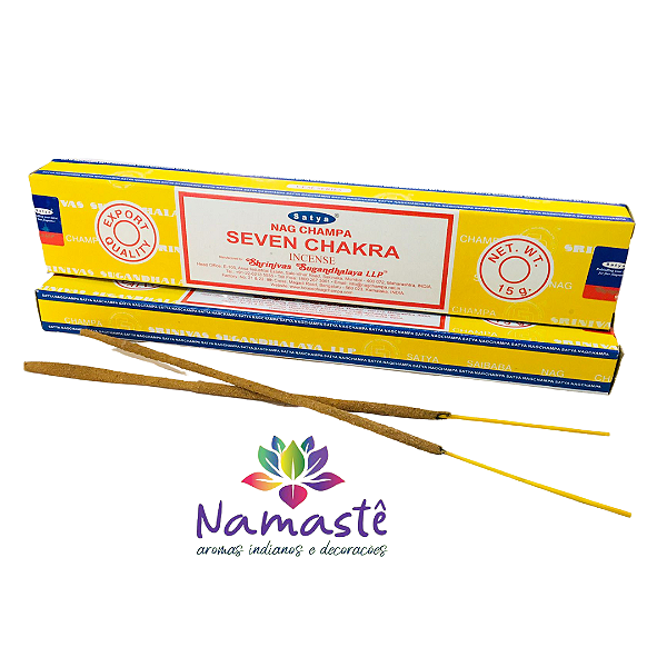Incenso Massala Satya 15g - Seven Chakra