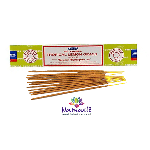 Incenso Massala Satya 15g - Tropical Lemon Grass