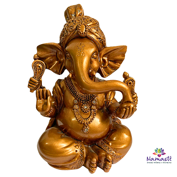 Ganesha Bronze Meditando