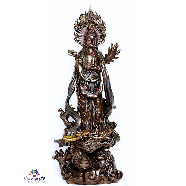 Kuan Yin Com Dragão