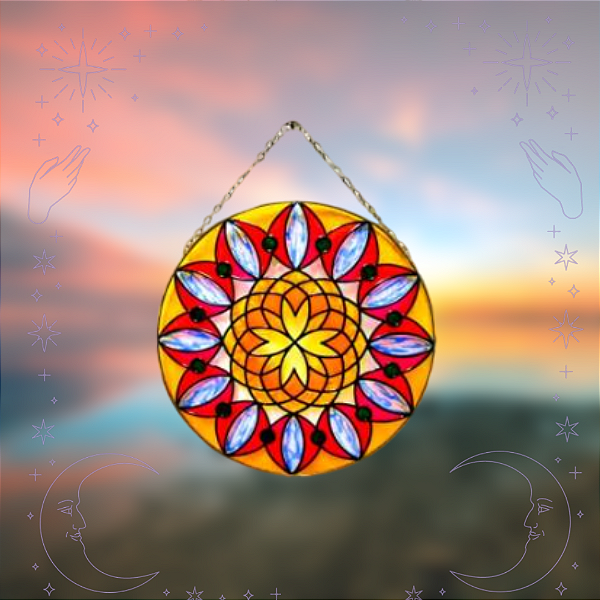 Mandala de vidro - Média