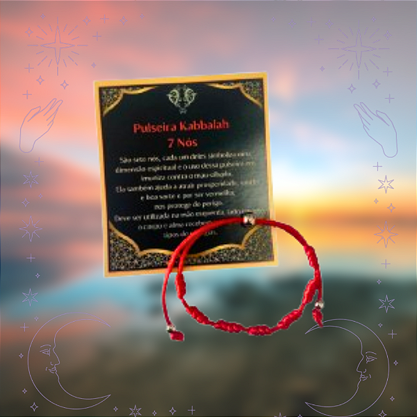 Pulseira Kabbalah 7 Nós