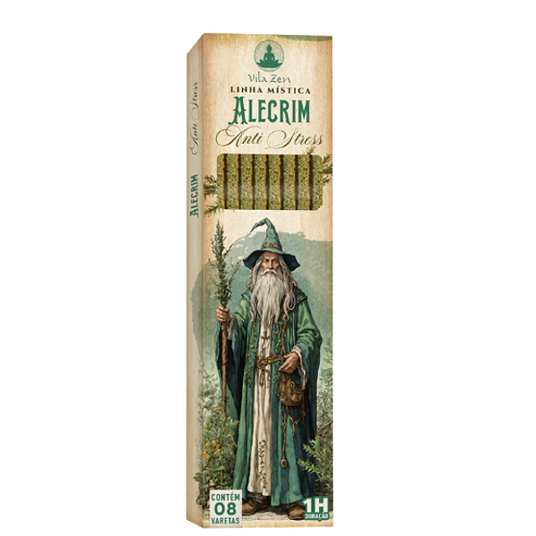 Incenso Vila Zen Linha Mística - Alecrim