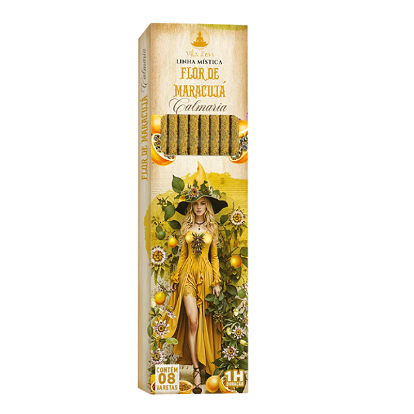 Incenso Vila Zen Linha Mística - Flor de Maracujá