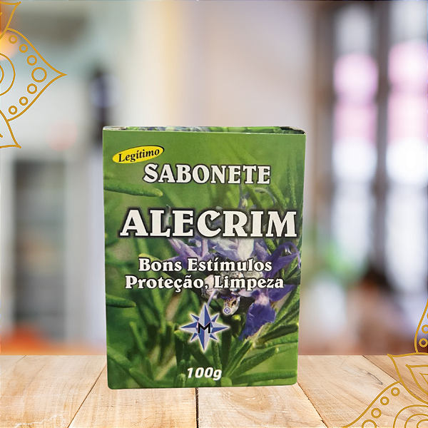 Sabonete -  Alecrim - Bons Estímulos, Proteção e Limpeza