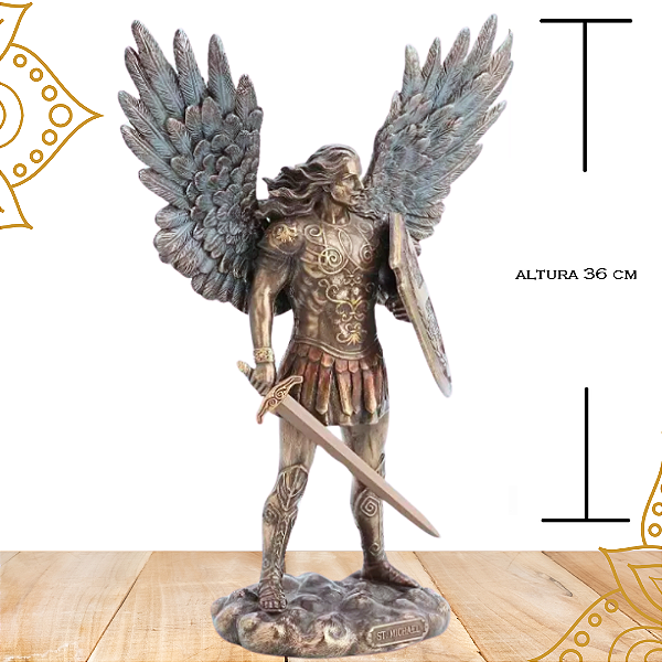 Arcanjo São Miguel Com 36 Cm | Veronese
