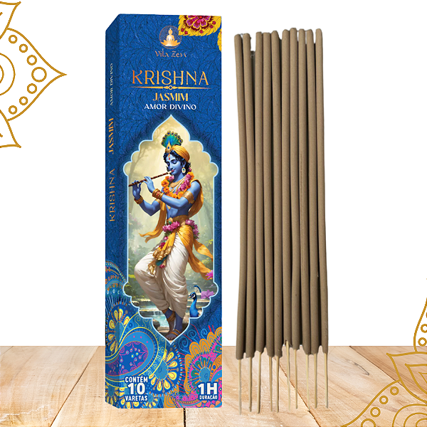 Incenso Vila Zen - Linha Deuses Hindus - Krishna
