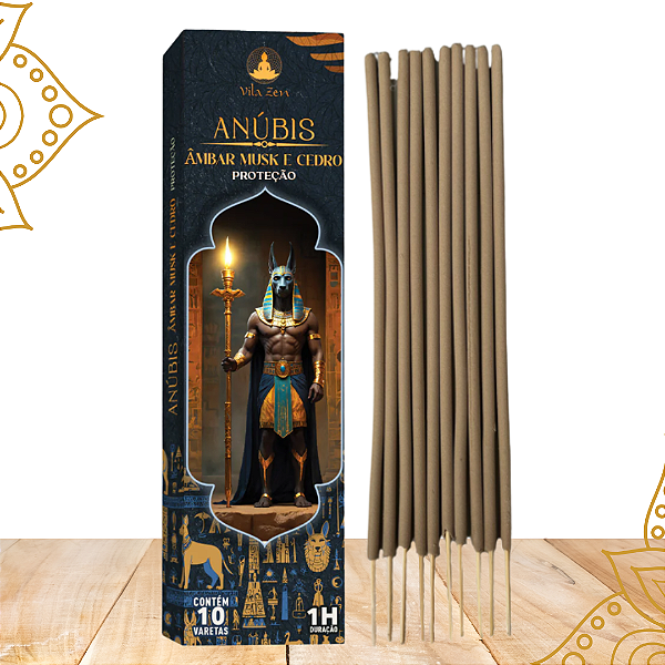 Incenso Vila Zen - Linha Egípcios - Anúbis