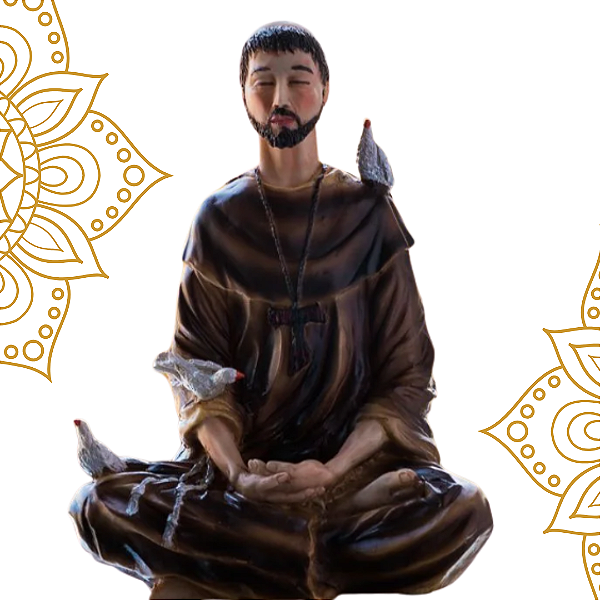 São Francisco de Assis Meditando