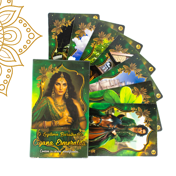 Baralho da Cigana Esmeralda 36 Cartas